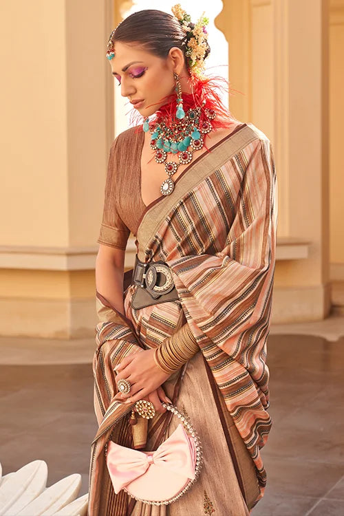 Soft silk Saree With Blouse Piece