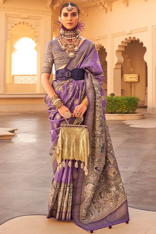 Designer saree With Blouse Piece