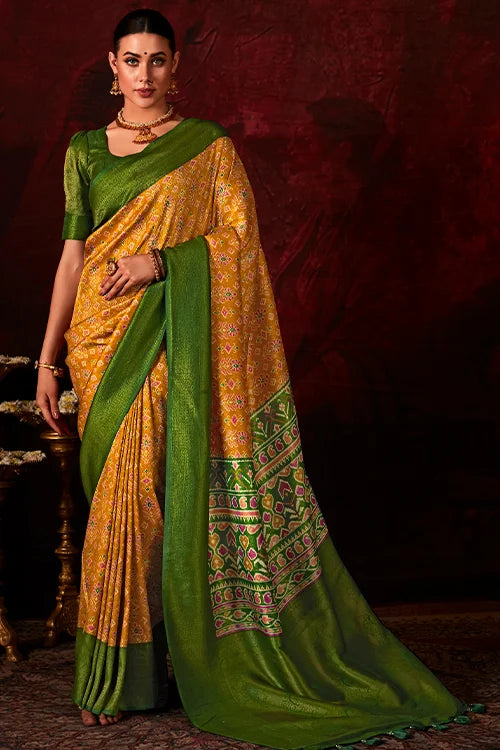 Haldi-Ceremony-Saree-With-Blouse