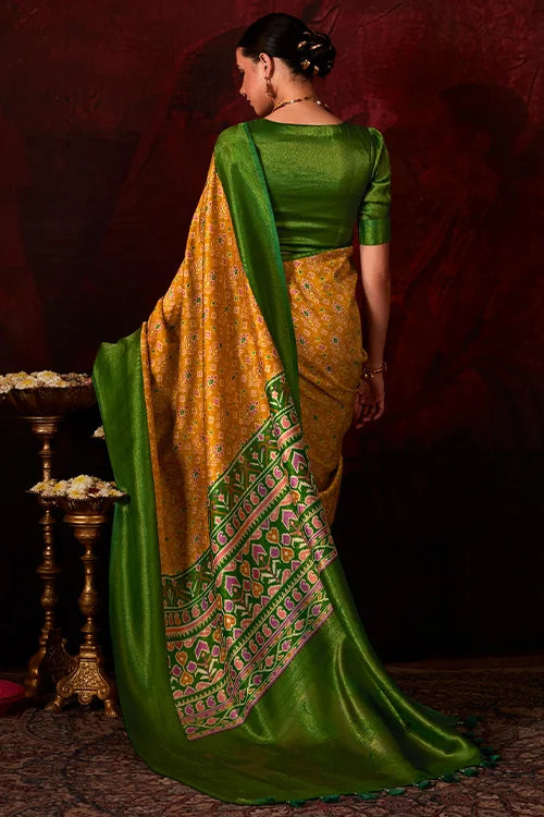 Haldi-Ceremony-Saree-With-Blouse