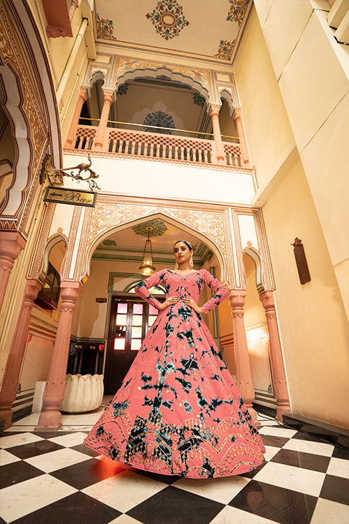  Embroidered Anarkali Gown