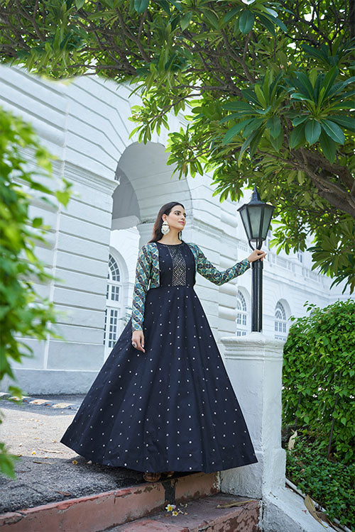 Embroidered Anarkali Gown