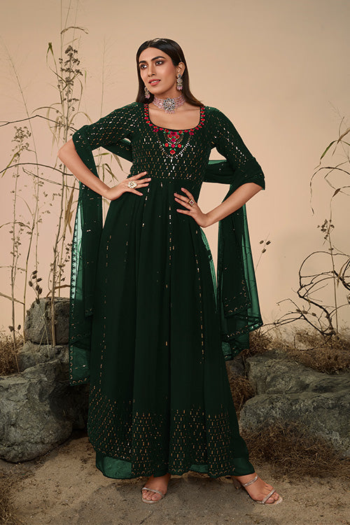 Kurta Palazzo Dupatta Set