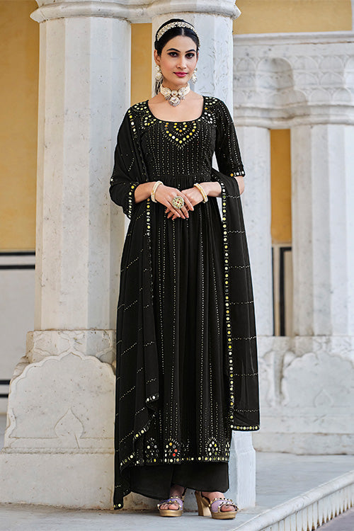 Kurta Palazzo Dupatta Set