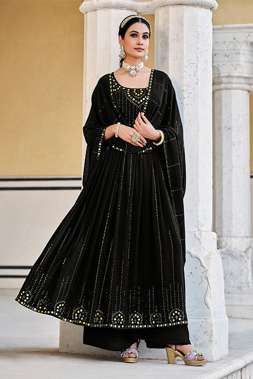 Kurta Palazzo Dupatta Set