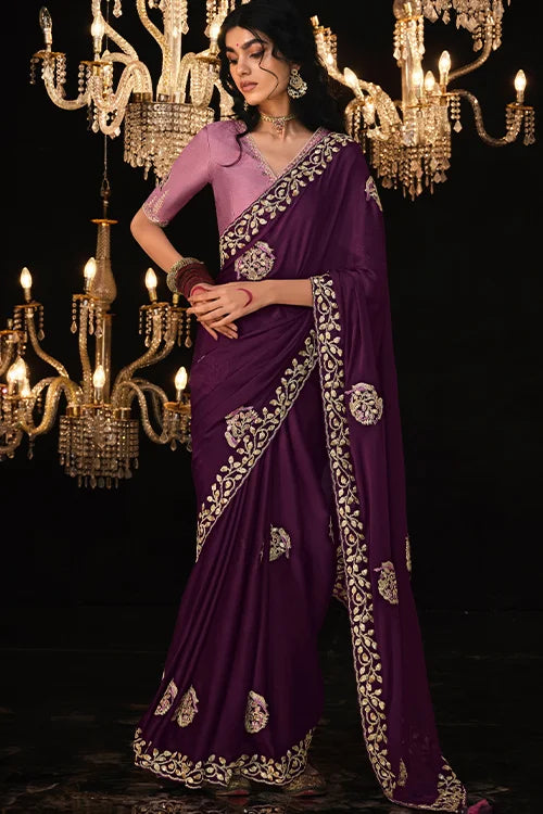 Beautiful Soft Silk Saree With Blouse