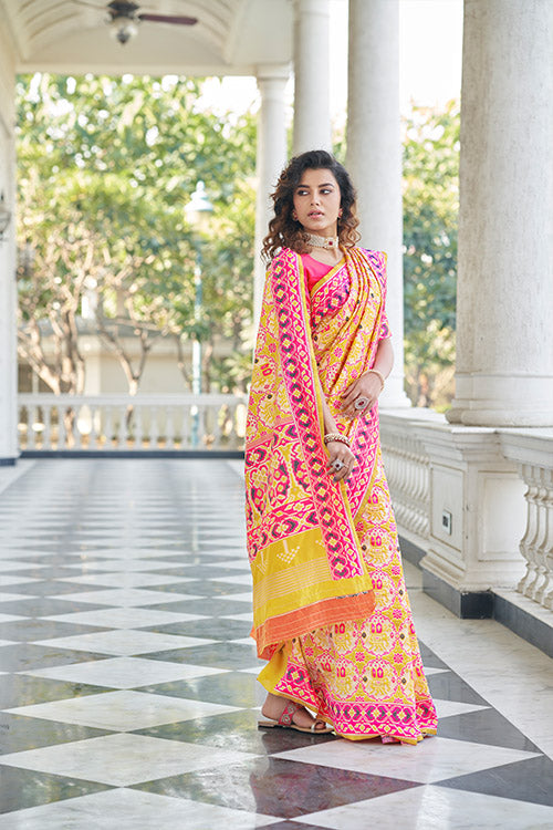 Patola Weaving Silk Saree