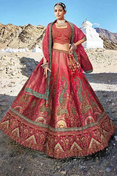 Heavy Lehenga Choli With Marriage Wear