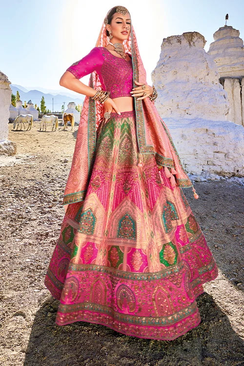 Lehenga Choli With Dupatta With Marriage