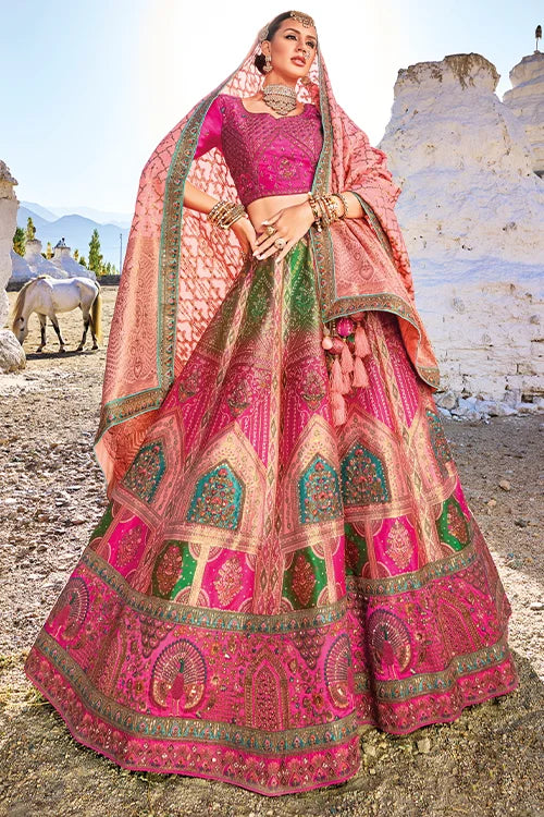 Marriage Lehenga Choli With Dupatta