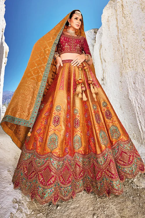 Heavy Bridal Lehenga Choli