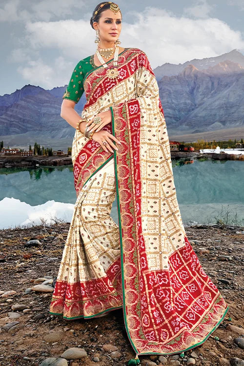 Bandhani Saree