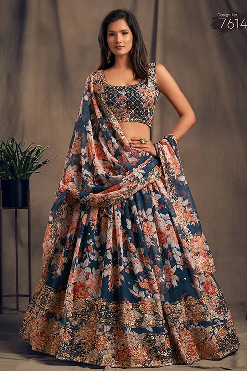 Printed Lehenga Choli