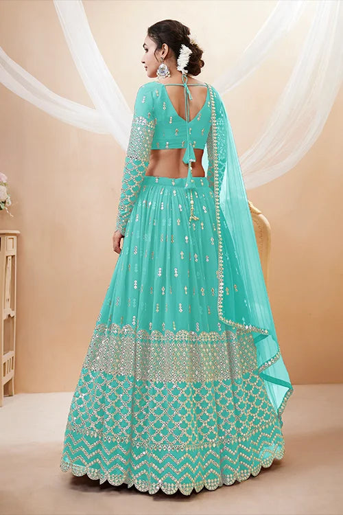 Georgette Lehenga with Dupatta