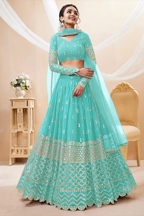 Sky Blue Ethnic Wear