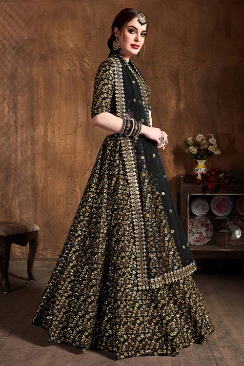 Black Lehenga Choli