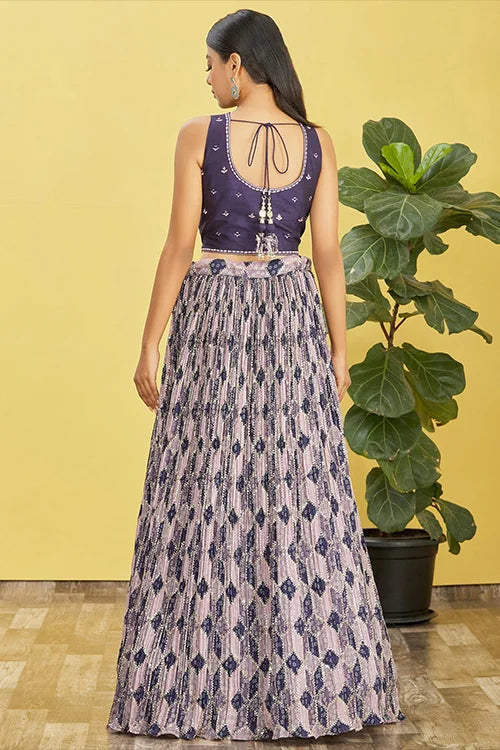 BLUE LEHENGA CHOLI