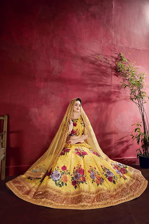 BRIDAL HALDI LEHENGA