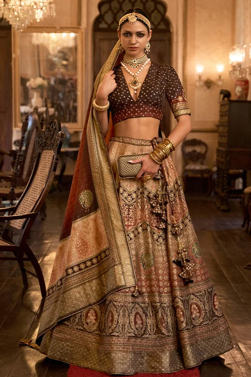 Brides lehenga design