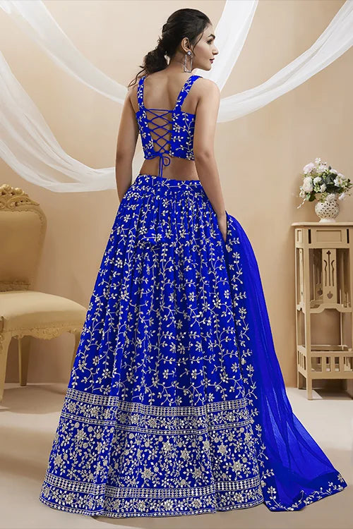 Georgette lehnga choli