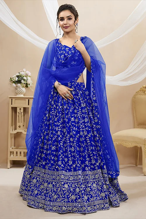 embroidered lehenga choli