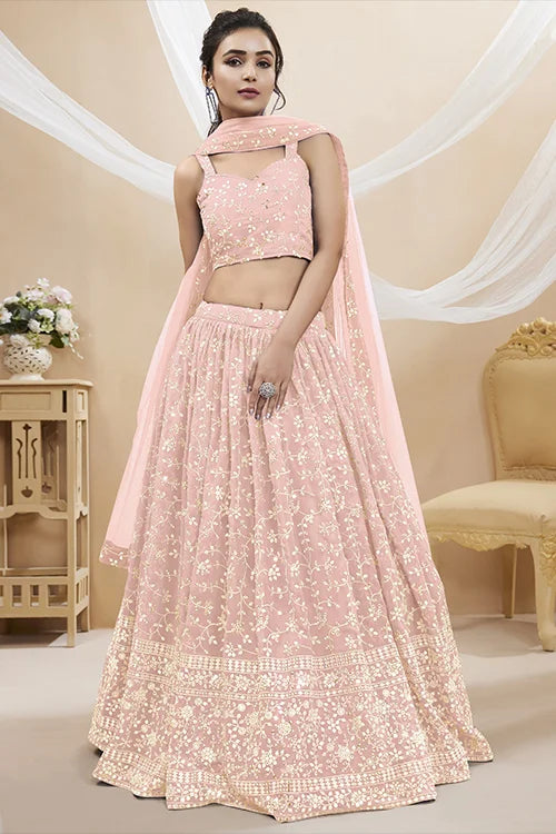 Georgette lehenga choli