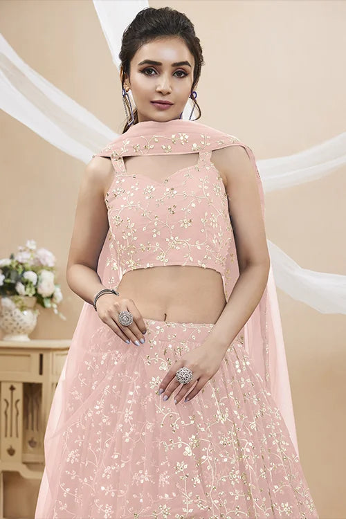 Pink lehenga choli