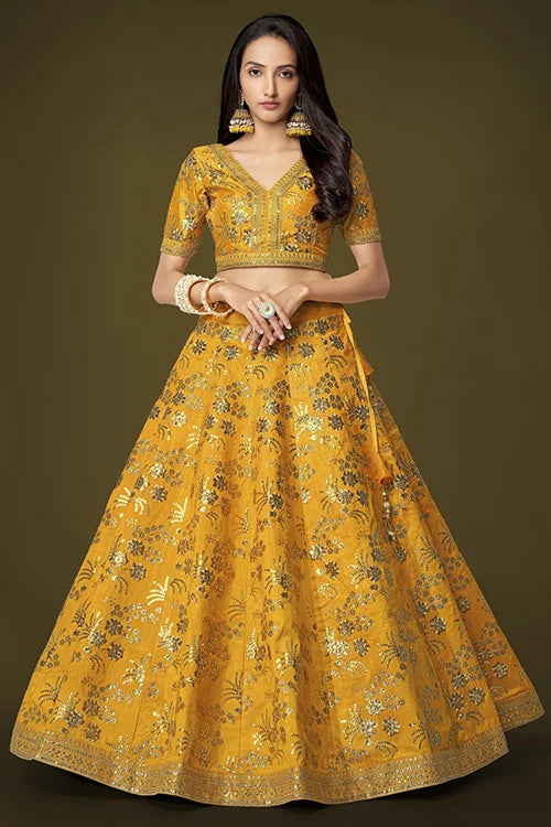 Haldi lehenga