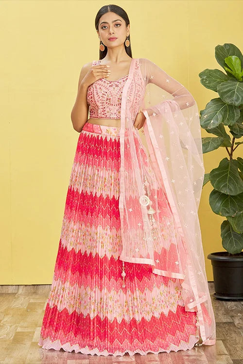 PINK LEHENGA CHOLI