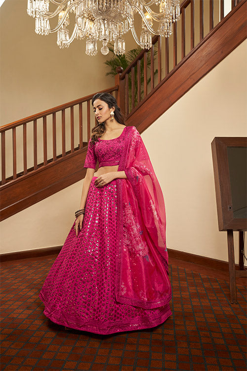 Bridal Embroidered Lehenga Choli 