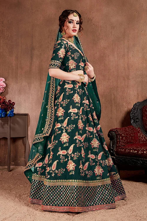 Double dupatta lehenga choli