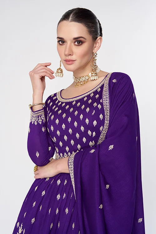 silk salwar suit