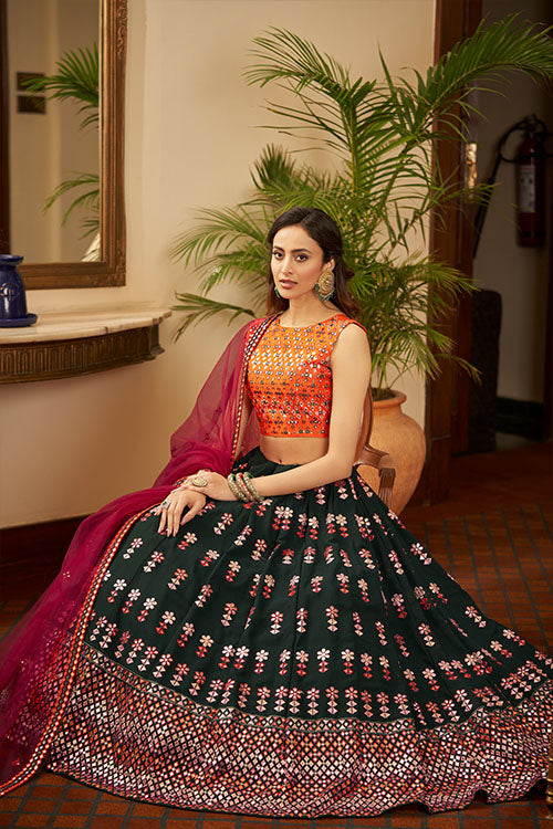 Bridal Embroidered Lehenga Choli