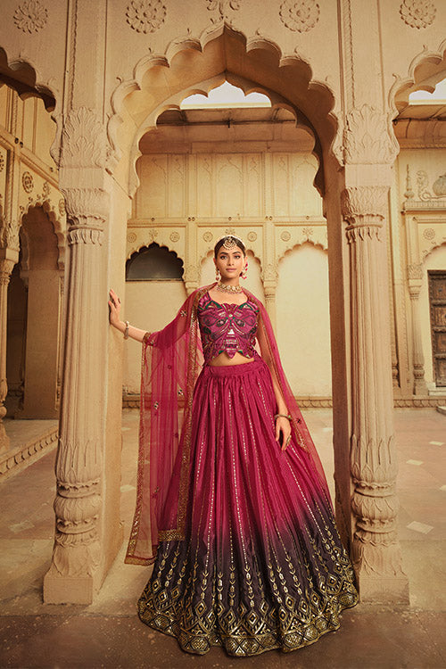 Sequince Embroidered Lehenga