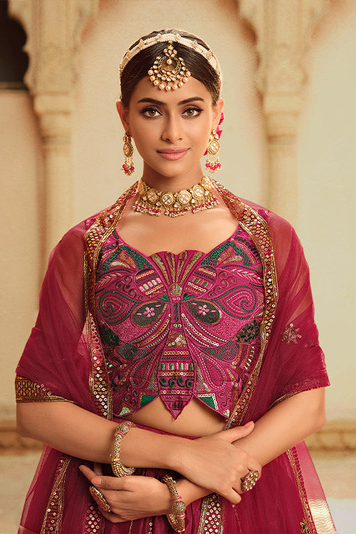 Sequince Embroidered Lehenga