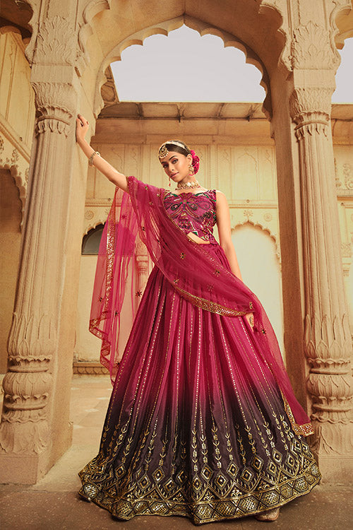 Sequince Embroidered Lehenga