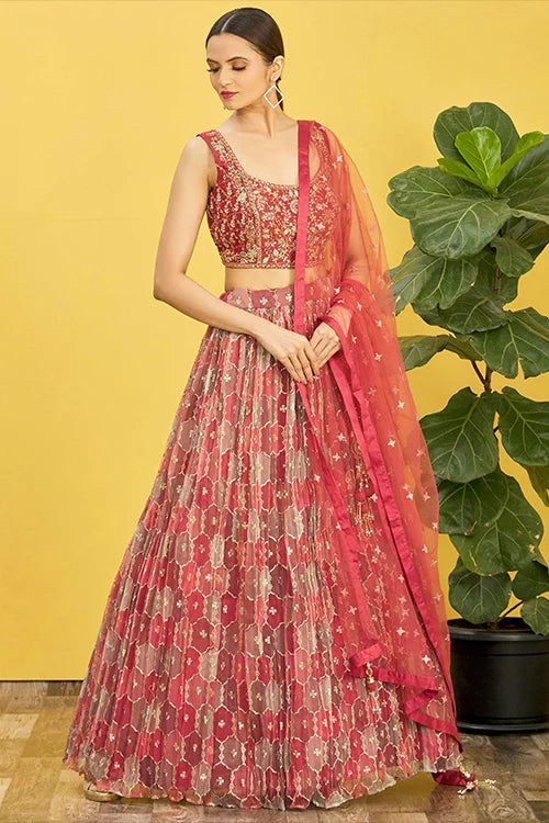 Embroidered lehenga choli