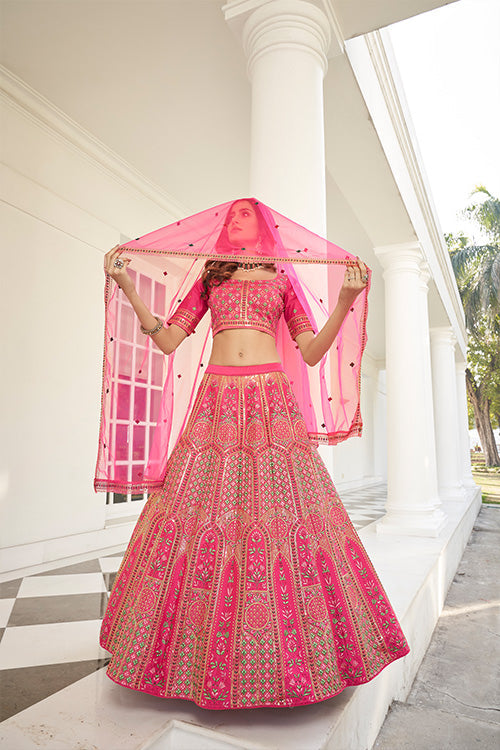 Sequins Embroidered Lehenga 