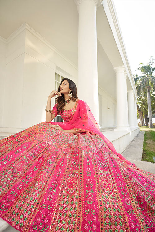 Sequins Embroidered Lehenga 