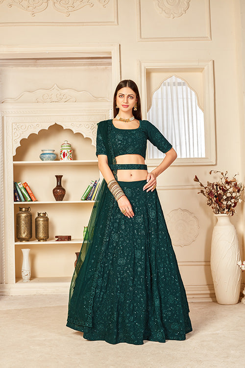 Sequins Embroidered Lehenga