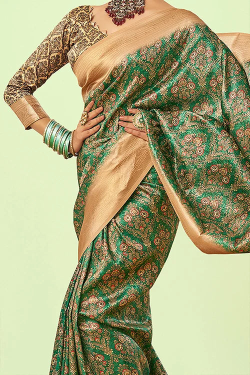 satin saree