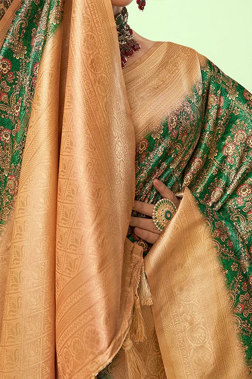 satin saree