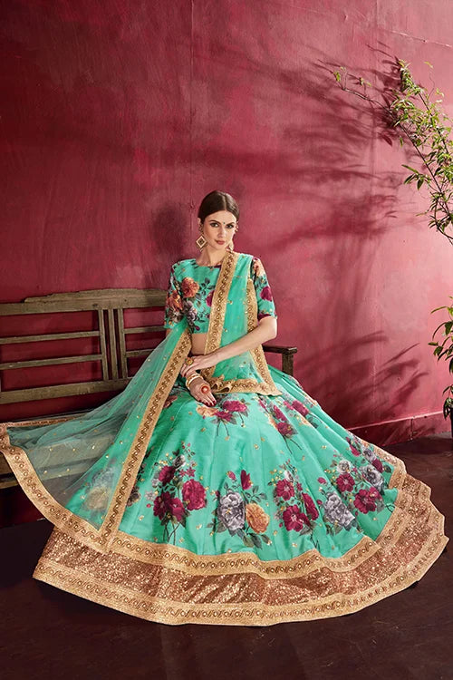 Printed lehenga