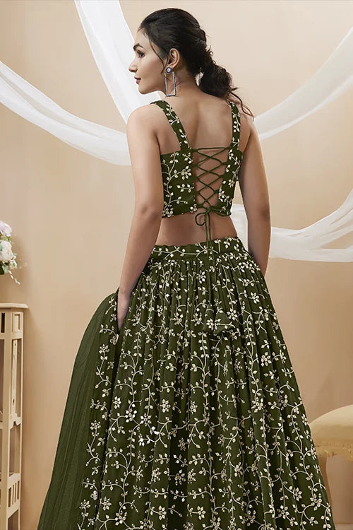 Georgette lehenga choli