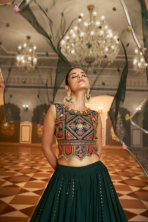 Embroidered Lehenga Choli