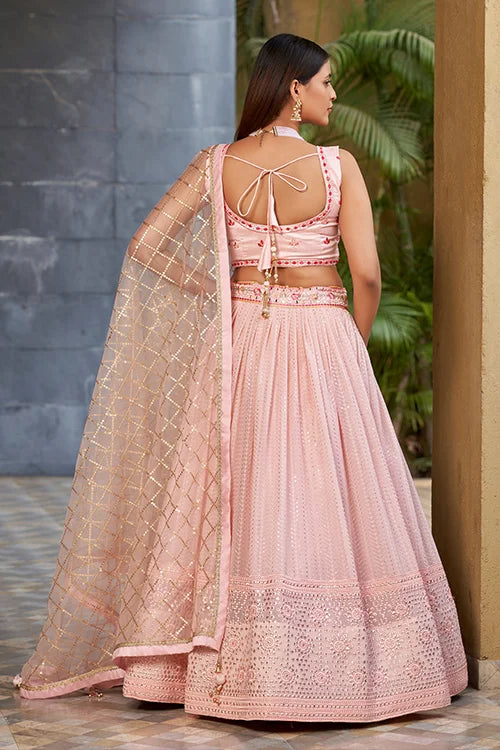 Pink Lehenga Choli