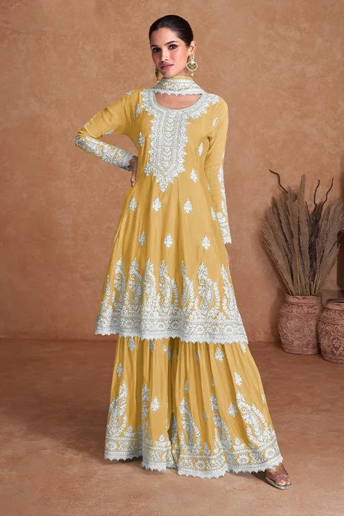 heavy embroidered salwar suit