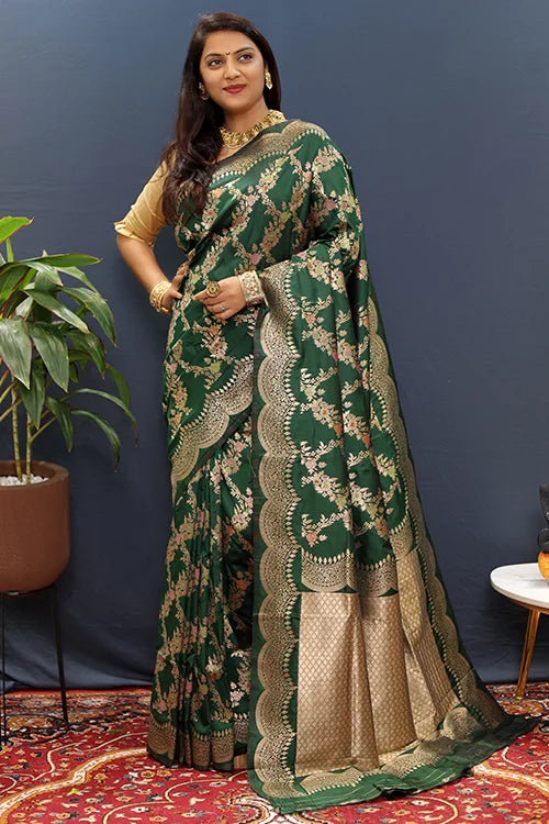 satin saree