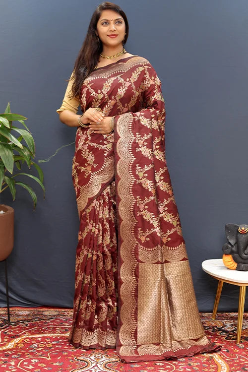 satin saree