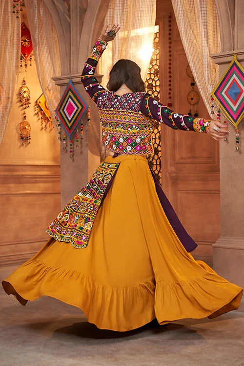 Yellow Chaniya Choli Designer